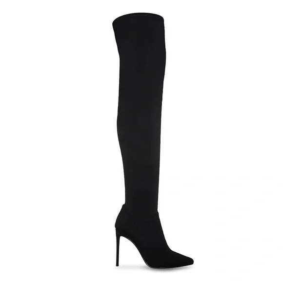 STEVE MADDEN thigh high stiletto heel boots - Picture 2 of 5